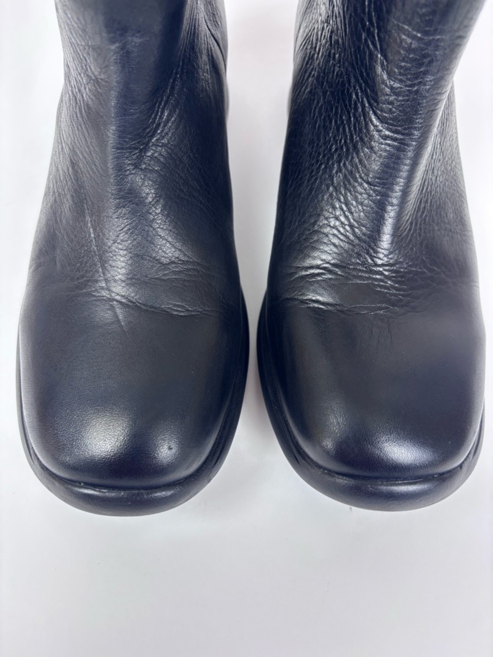 L'Amour Des Pied Boots Hidden Wedge Fold-Cuffed Boot Equestrian Black Size 5.5 - Picture 5 of 16